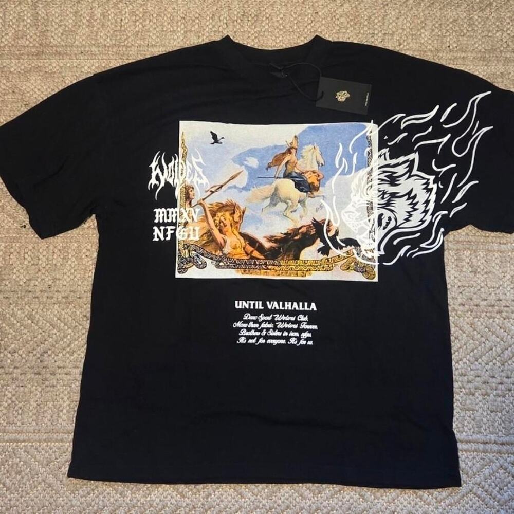 Darc Sport “Until Valhalla” Limited Edition Tee – Black (129/1000) LARGE